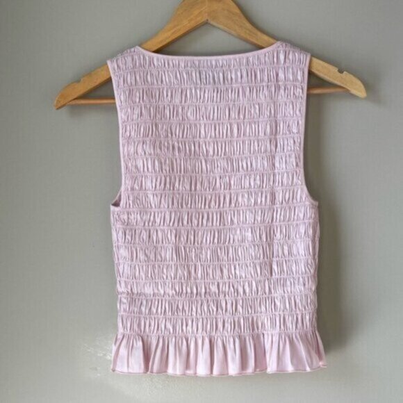 NEW Reformation Laguna Two Piece Matching Midi Set Cherry Blossom Pink US 2 UK 6 - Picture 9 of 14